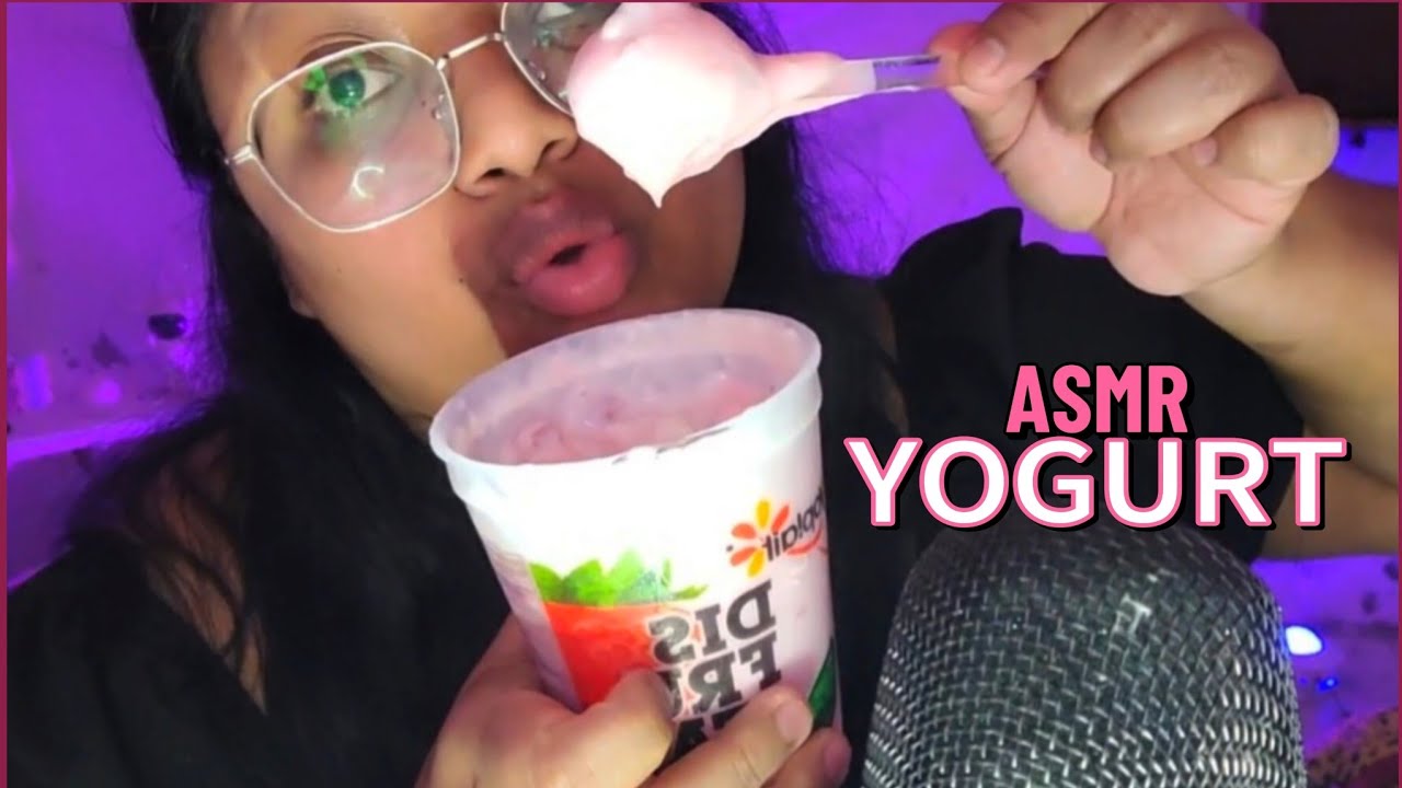 ASMR COMIENDO YOGURT 😋