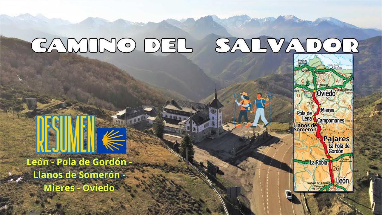 Camino San Salvador resumen León - Oviedo . Review en español. #caminodesantiago 💛