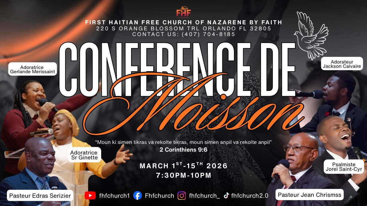 First Haitian Free Church Of Nazarene By Faith  | Revival Night Service | 3-8-2026