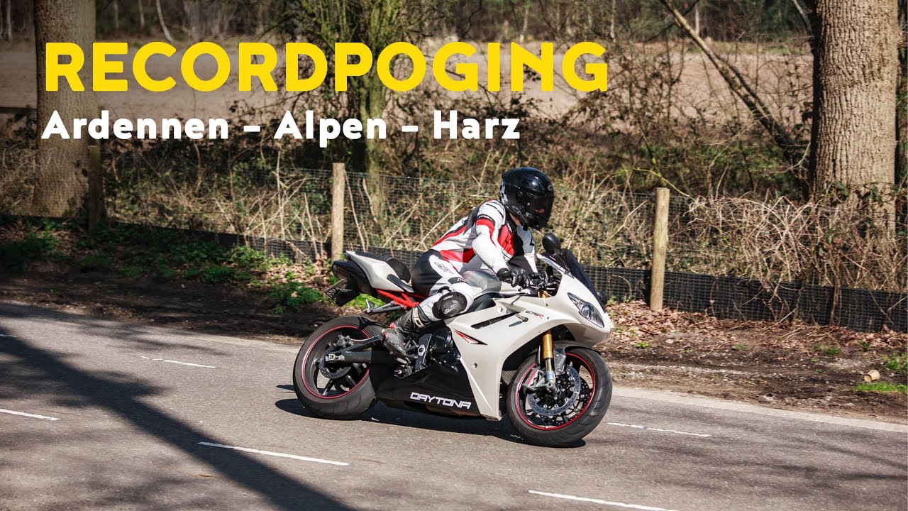 Recordpoging: zo snel mogelijk via Ardennen en Alpen naar de Harz!