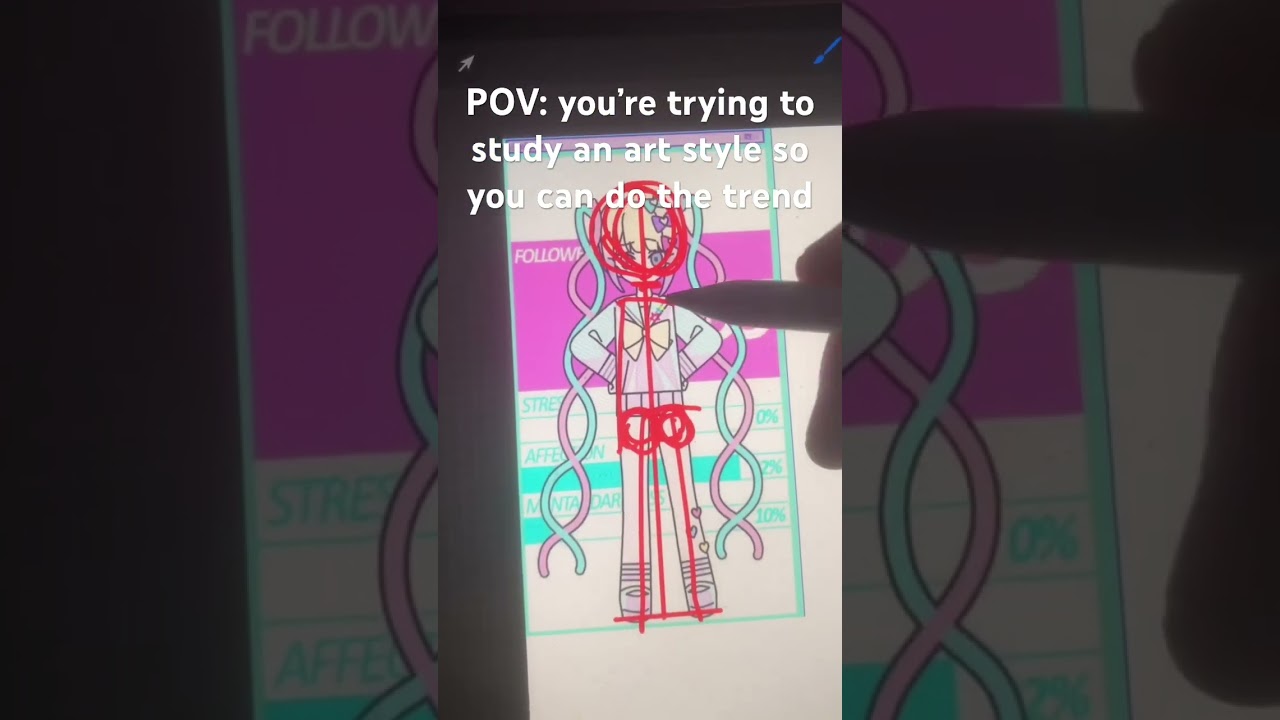 Don&rsquo;t judge how I study art styles ⚠️READ PINNED COMMENT⚠️ #fypシ゚viral #fypシ゚ #shorts #art #draw