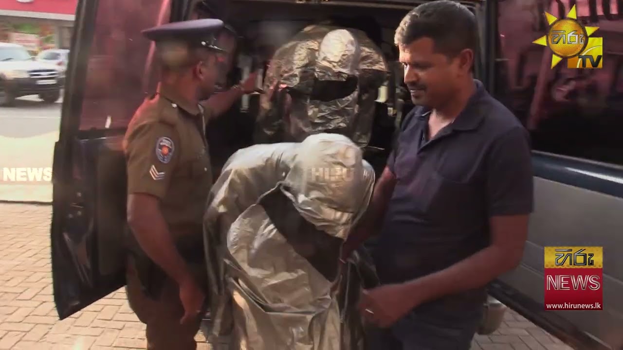 අකුරේගොඩ ඝාතනයේ දෙවැනි වෙඩික්කරු ඇතුළු තිදෙනා කොළඹට රැගෙන ආ අවස්ථාවේ දර්ශන - Hiru News