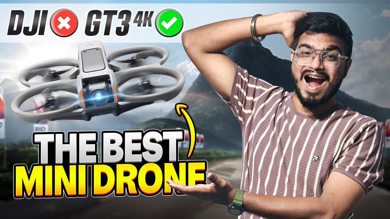 This 4K Drone is INSANE for ₹3799! | GT3 Mini Drone Full Review 🔥