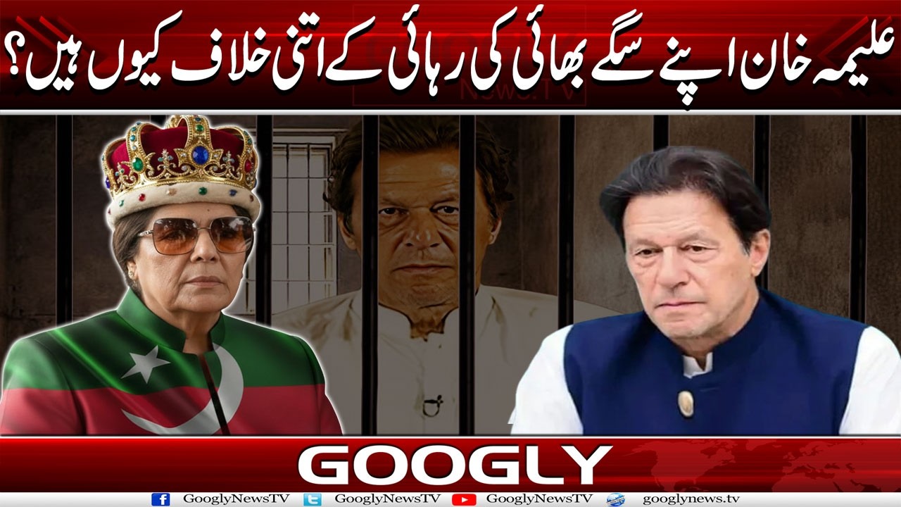 Aleema Khan Apnay Sagay Bhai Imran Khan Kei Rehai Kai Itni Khilaf Kiyun Hain? | Googly News