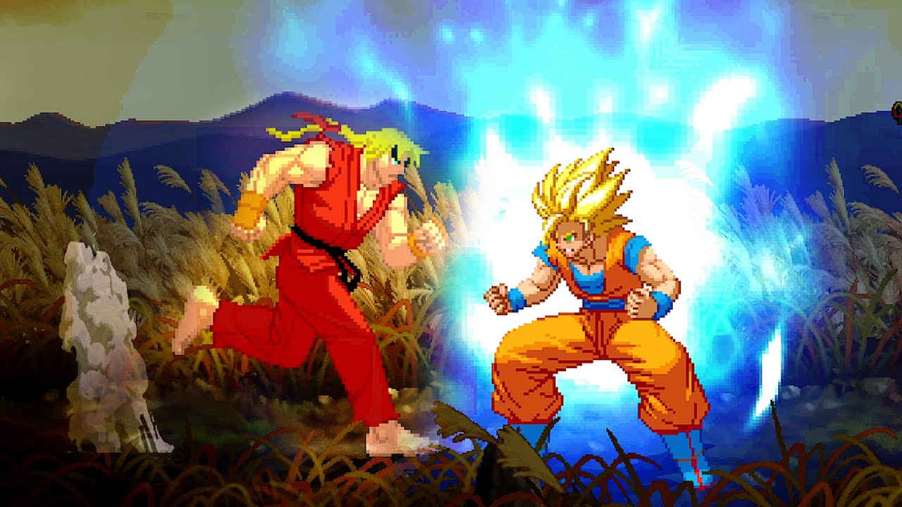 Goku Vs. Ken Masters - Z Powered