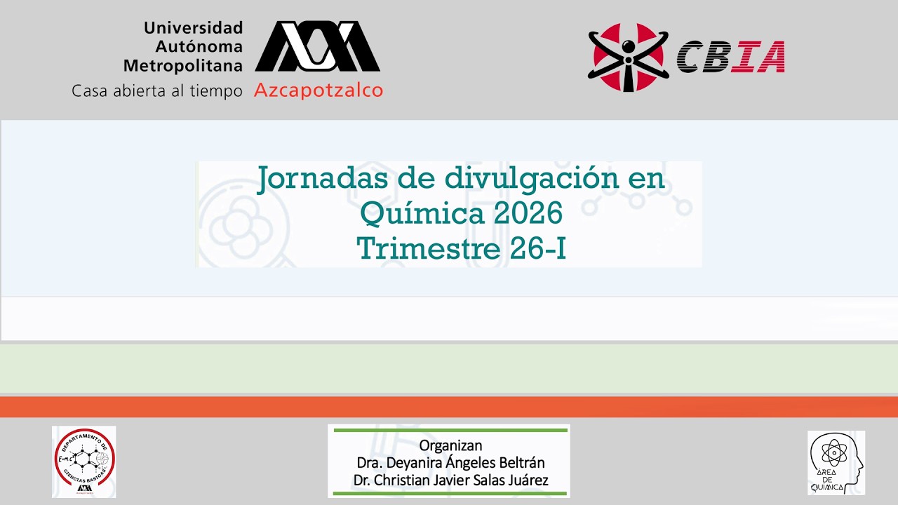 Jornadas de Divulgación en Química de 26-I