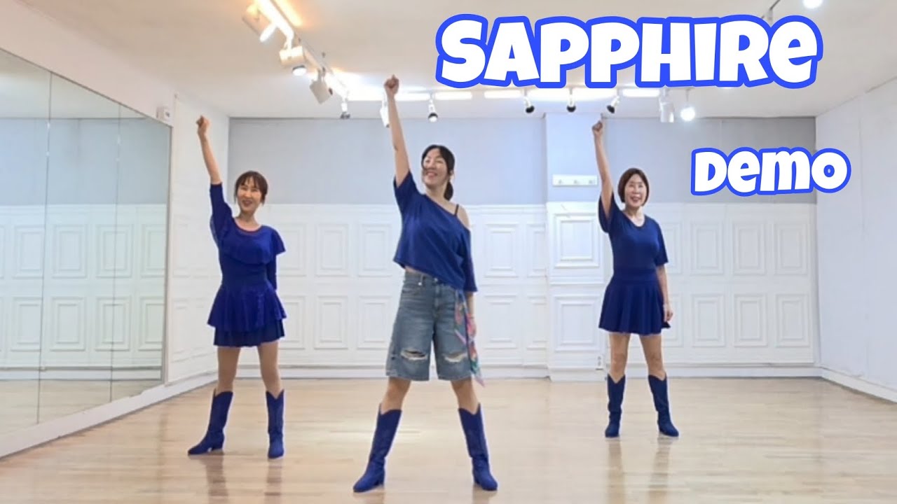 Sapphire - Line Dance (Demo) | Improver | Mark Furnell | Chris Godden 