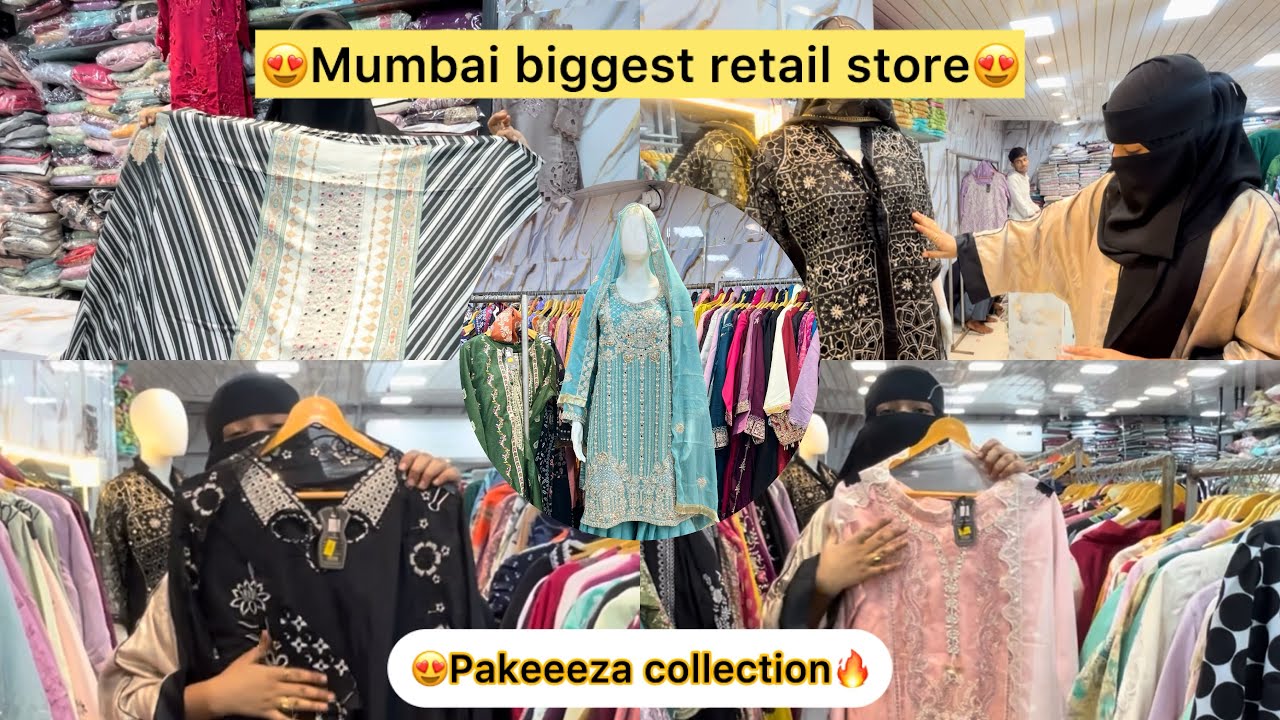 Pakeeza collection,Mumbai biggest retail store 🛍️#dress #fashion #clothing #mumbai #retail #viral