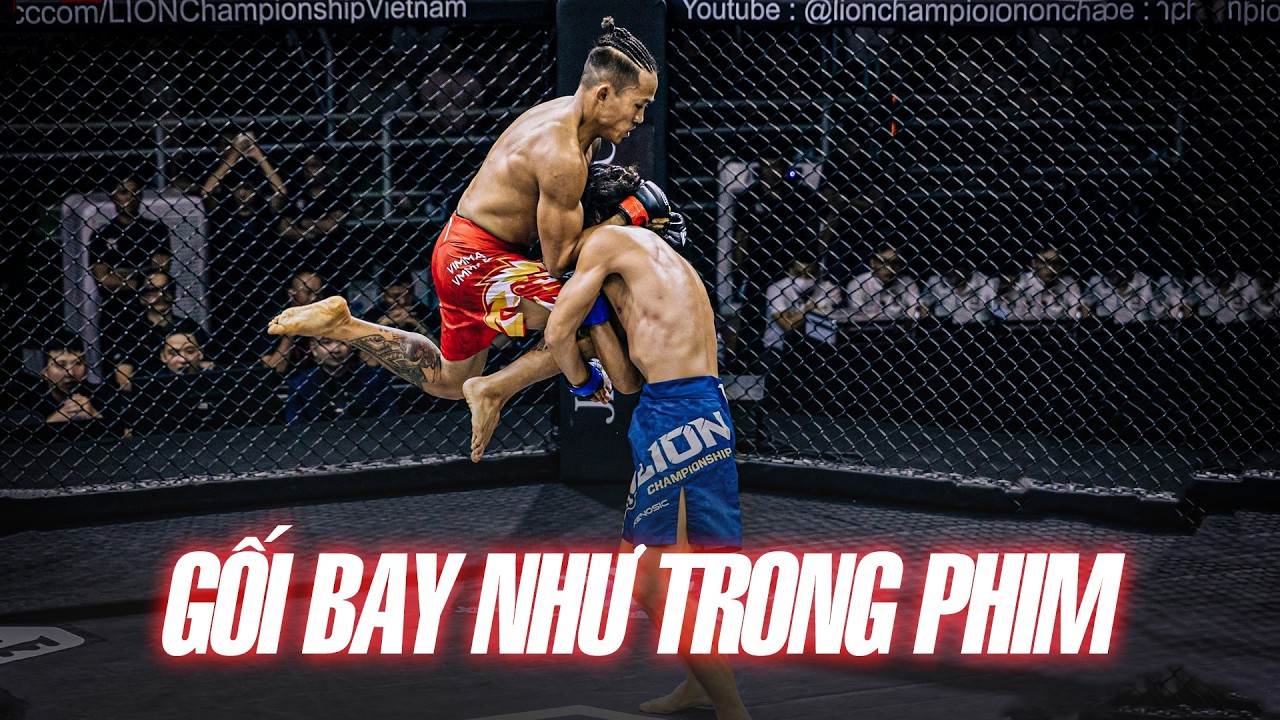 🔴Đỉnh cao GỐI BAY NHƯ TRONG PHIM của tay đấm Liên Phong khi chạm trán Kim Mao Sư Vương trên sàn MMA