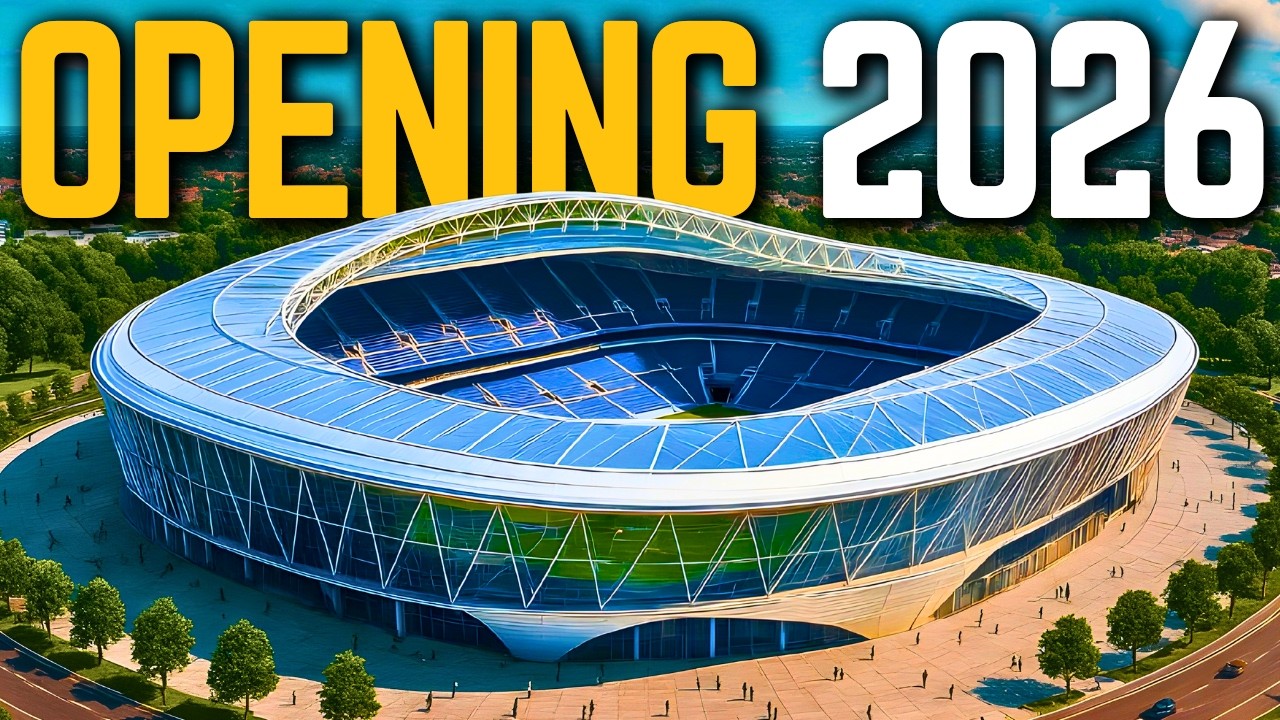 🆕 НОВЫЕ СТАДИОНЫ. Открытие в 2026 году.