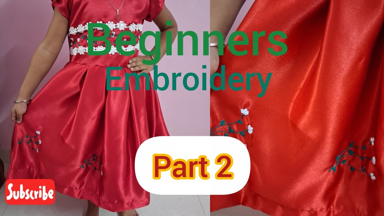 Easy And Simple Beginners Special Embroidery Part 2 @threadneedleAiswaryaAjith-b9z 
