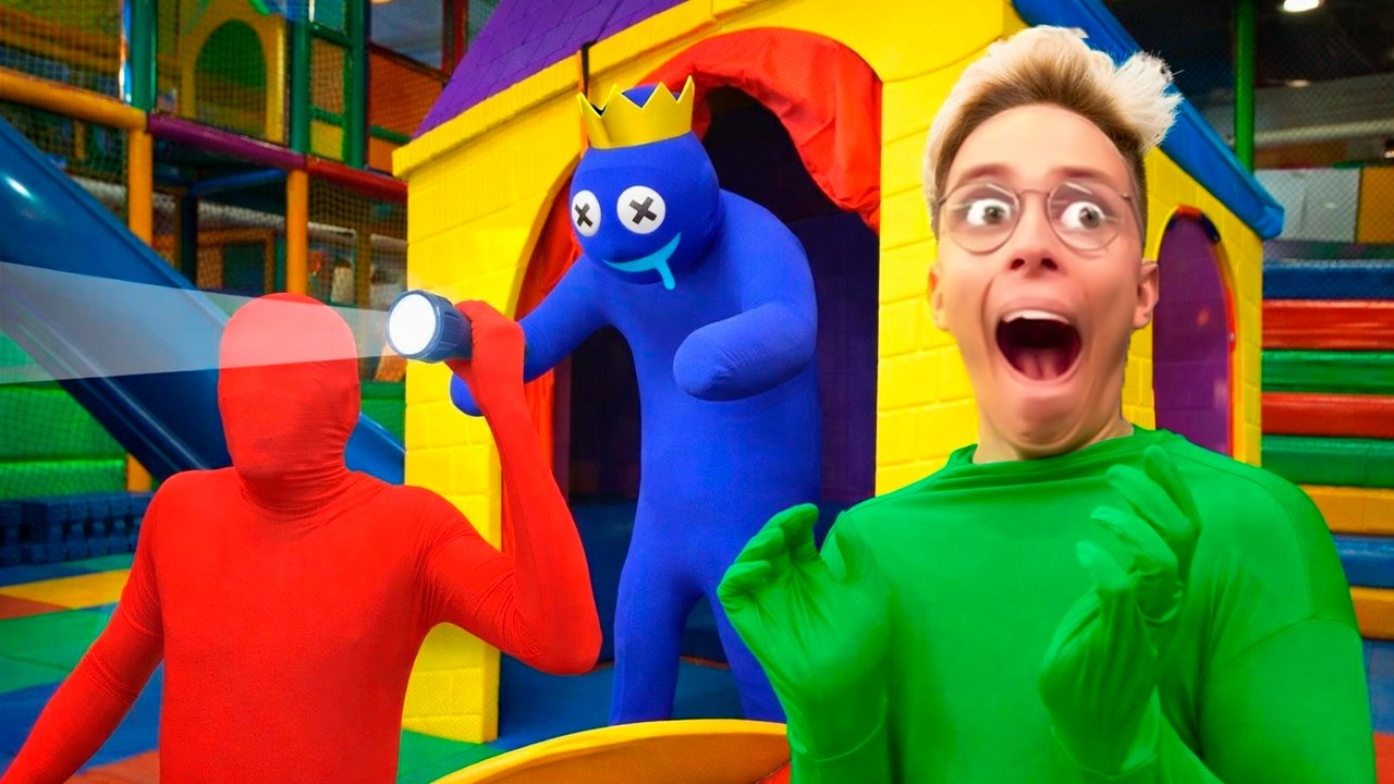 СМОЖЕМ ЛИ МЫ СПРЯТАТЬСЯ ОТ РАДУЖНЫХ ДРУЗЕЙ? КАМУФЛЯЖНЫЕ ПРЯТКИ 😱