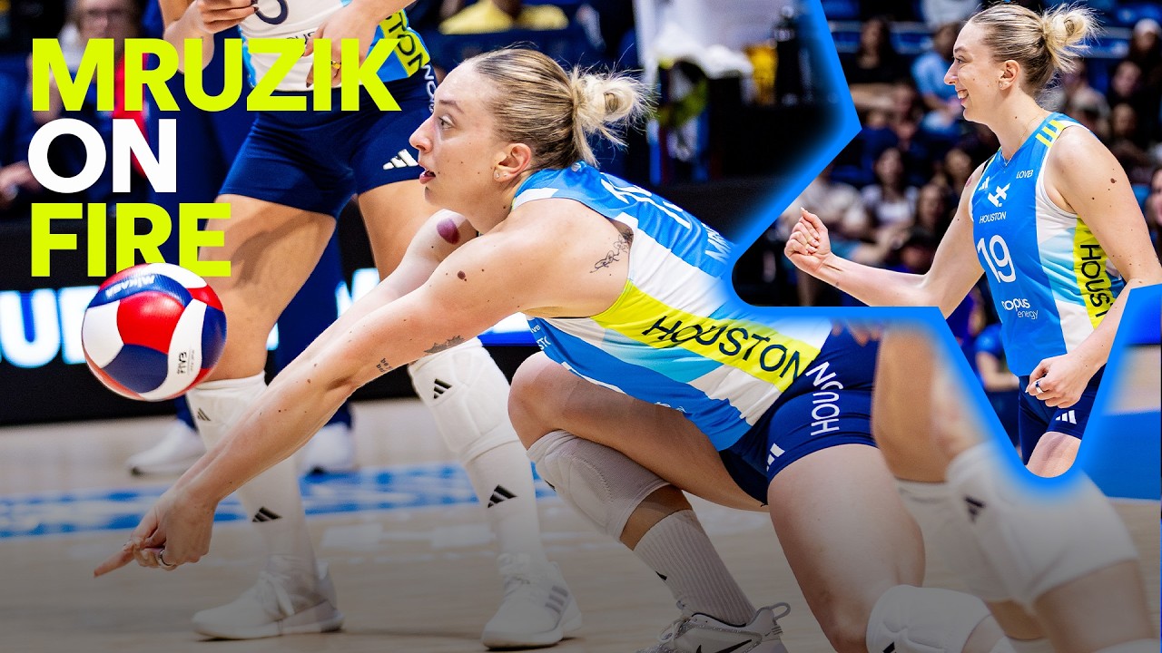 Jess Mruzik Powers Houston past LOVB Atlanta