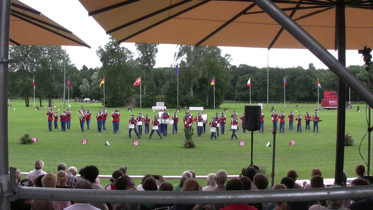 Danehofgardens tattoo i finalen ved EM i Rastede 2014