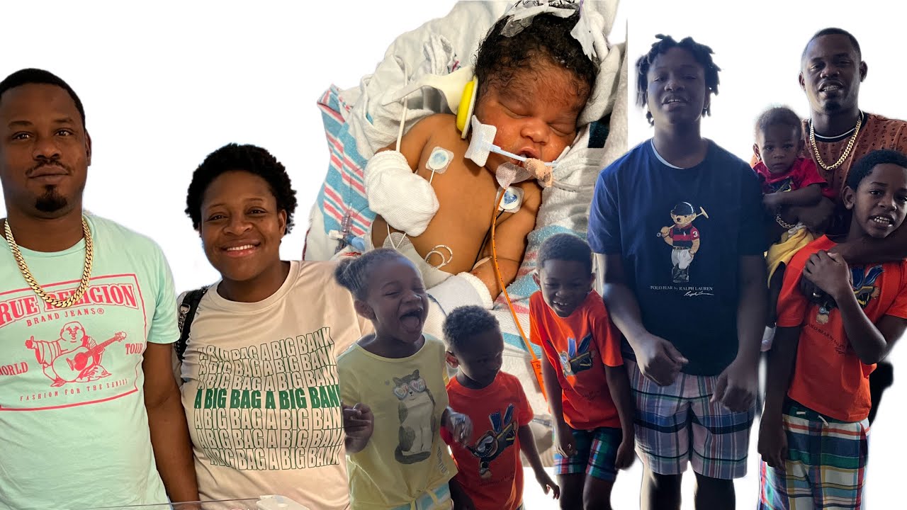 COME WITH PEACH 🍑 TAKING MY 6 KIDS TO MEET MY 7th CHILD(THEIR BABY BROTHER) FOR THE 1st TIME