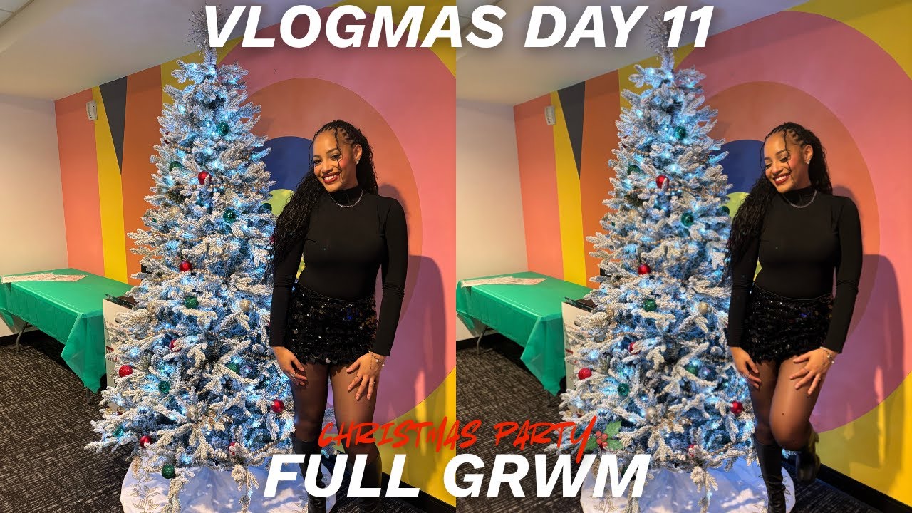 Vlogmas '25, день 11 | Рождественская вечеринка, полное видео 