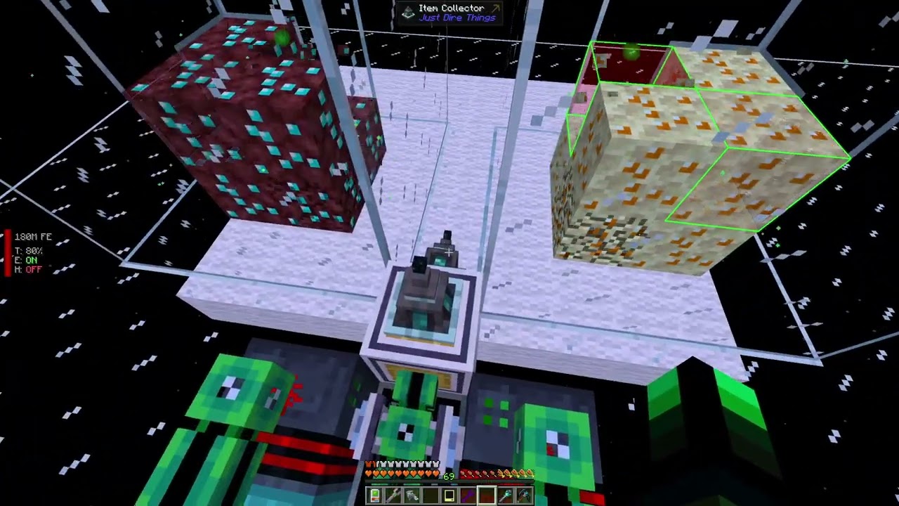Minecraft: ATM10 Automation of Angelsite and Benitoite(ExtremeReactors) with a Paradox machine