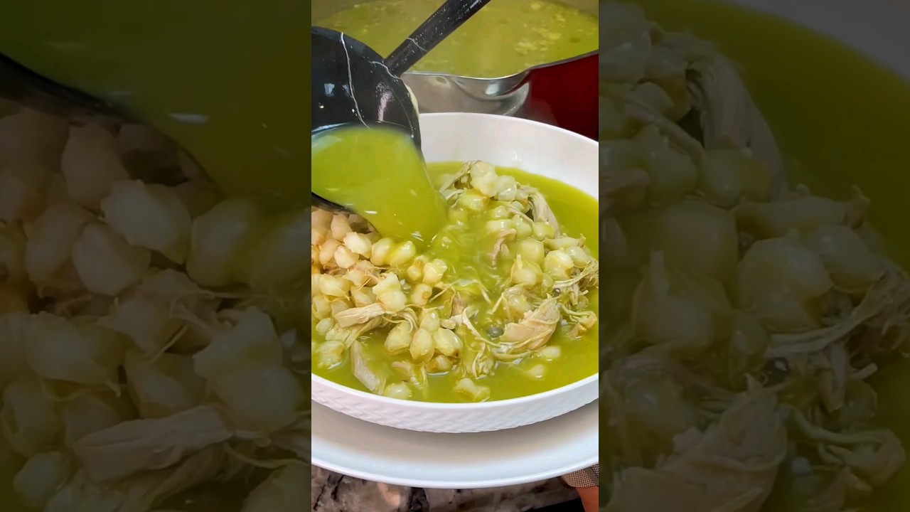 Pozole Verde de Pollo #shorts