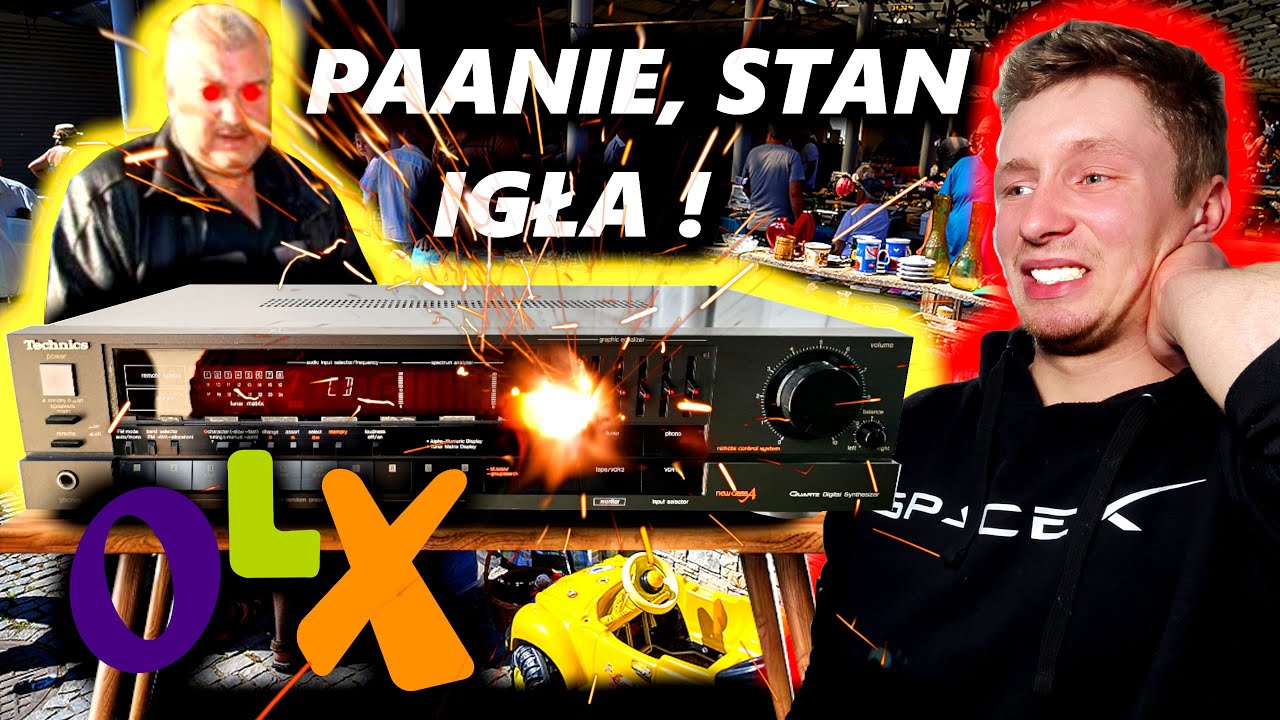 WIDZ TRAFIL NA OSZUSTA Z OLX ! MIAL BYĆ STAN IDEALNY... | TECHNICS SA R-330
