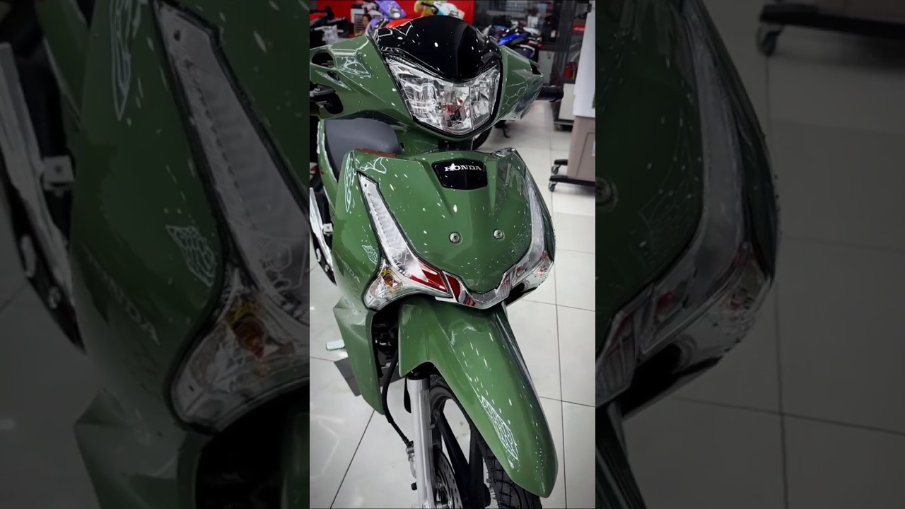 HONDA WAVE 125 i GLOSSY CANDY GREEN 2025