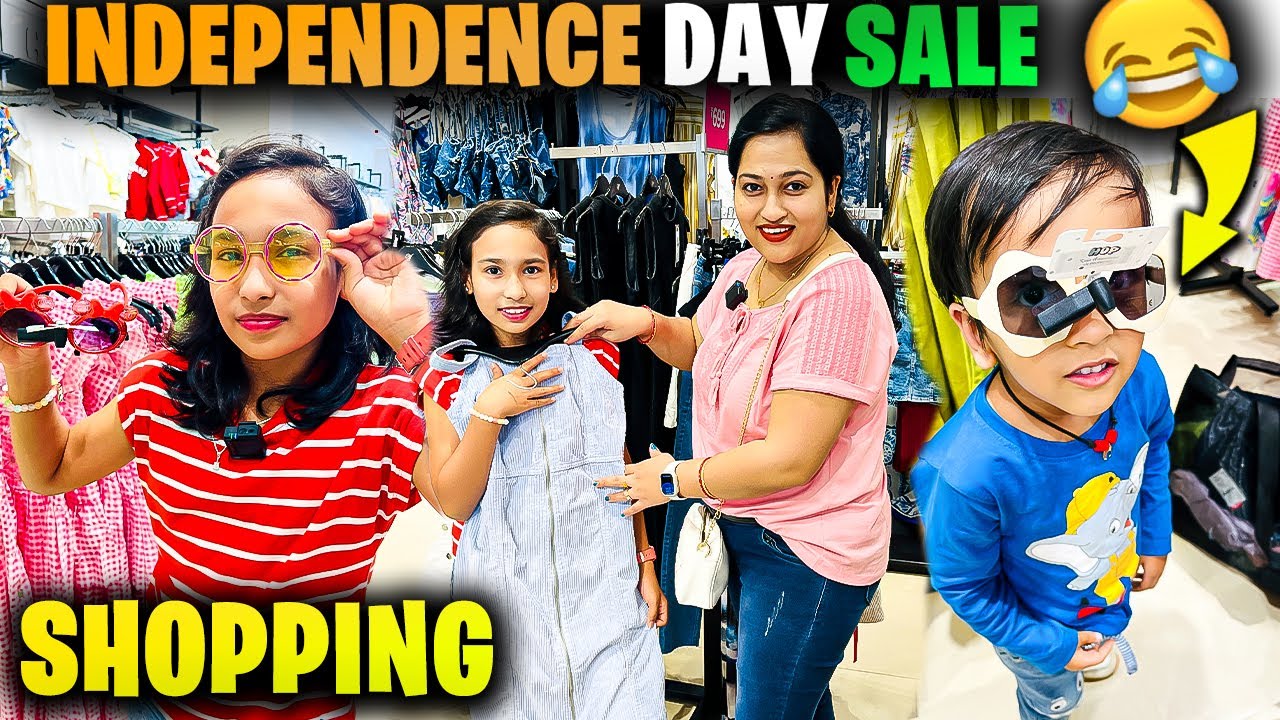 Independence Day Sales Shopping 🛍️ | So Many Cool Dresses for Pari! 👗 | #LearnWithPari
