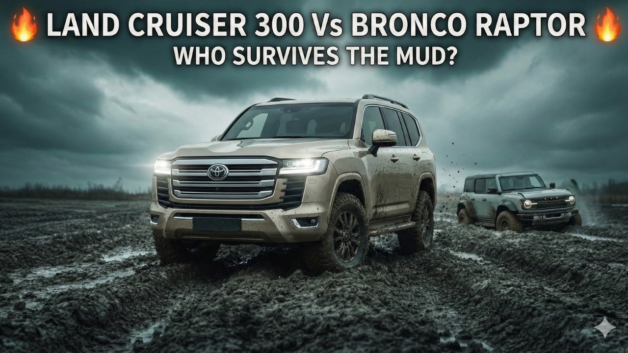 RESCUING My $100,000 Land Cruiser 300 & Bronco Raptor From Deep Mud! #automobile