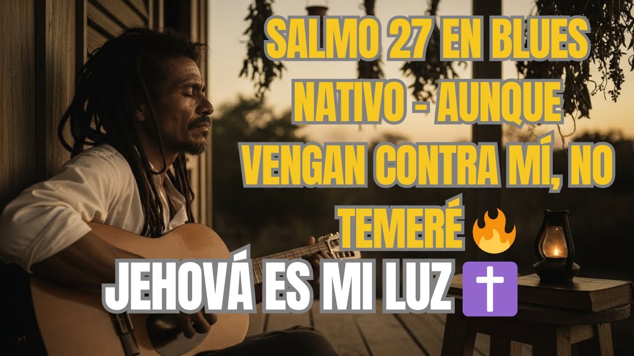 JEHOVÁ ES MI LUZ ✝️  Salmo 27 en Blues Nativo – Aunque Vengan Contra Mí, No Temeré 🔥