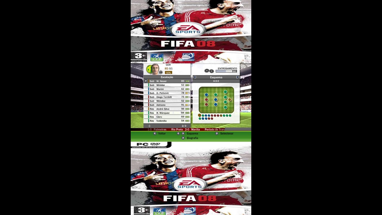 Live Com Time Do Mirrasol No Fifa 08 De Computador