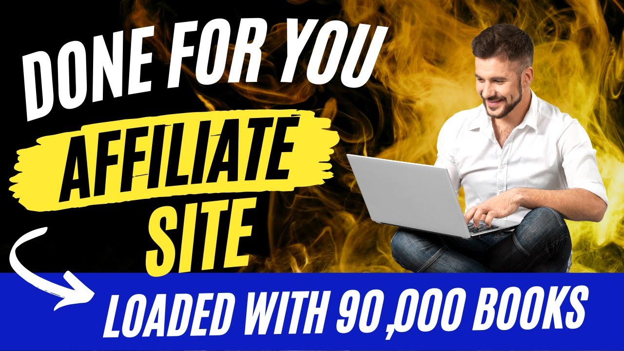 DFY AUTOMATED AFFILIATE SITE LOADED WITH 90,000 BOOKS - so you get paid instantly!