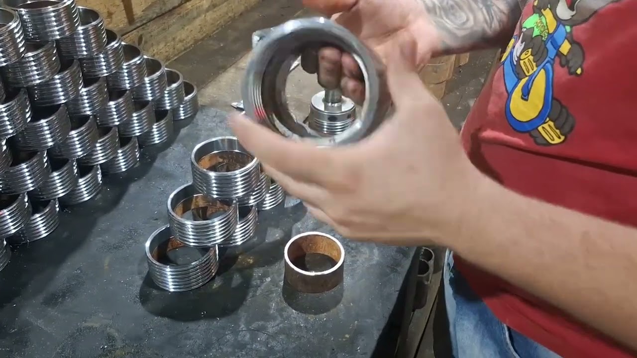 Rosca p Caneca da Escora Metalica tubos de 76.20 mm # peça Macho