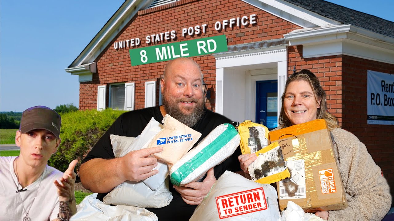 I Bought 40 Pounds of LOST MAIL + Found EMINEM Package?