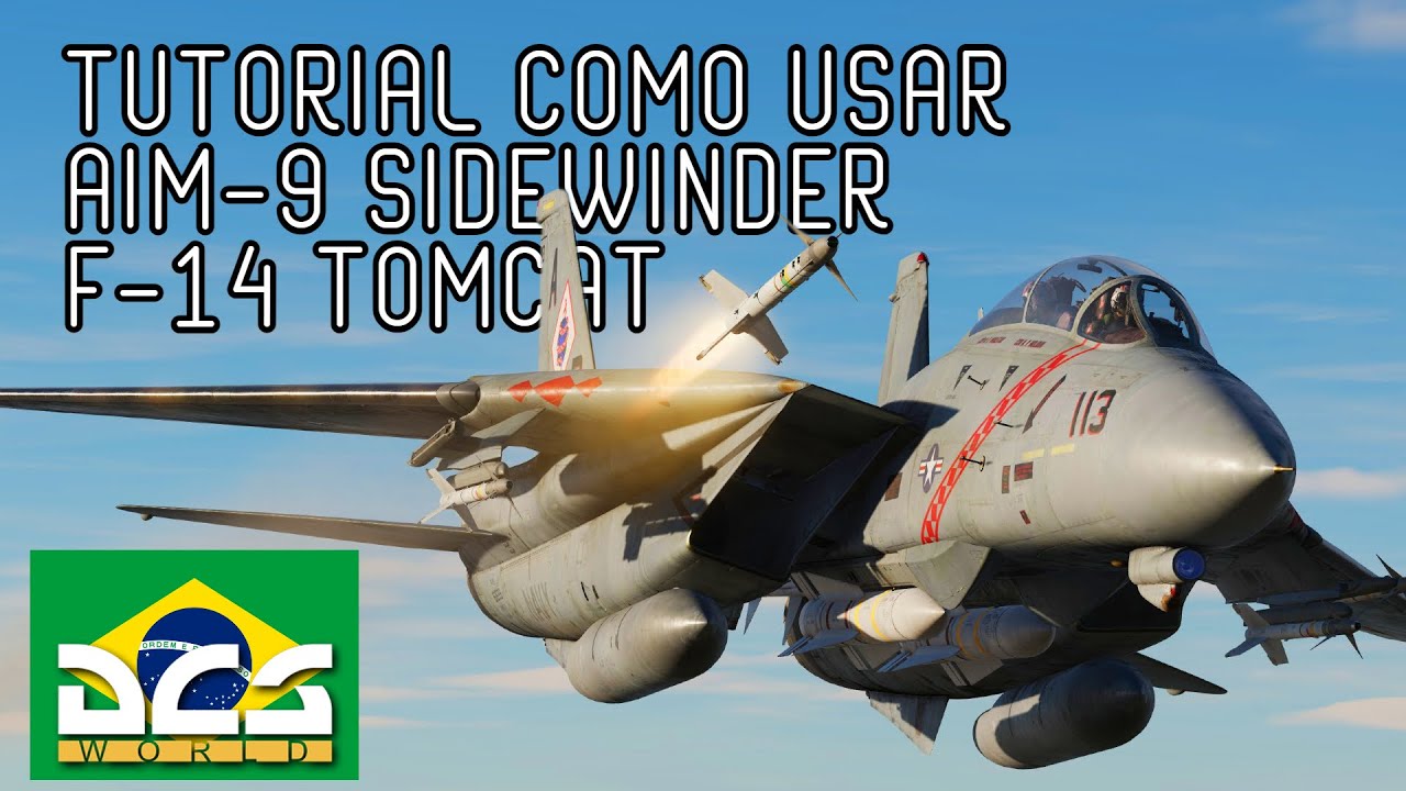 DCS Tutorial - Como usar míssil AR-AR AIM-9 SIDEWINDER
