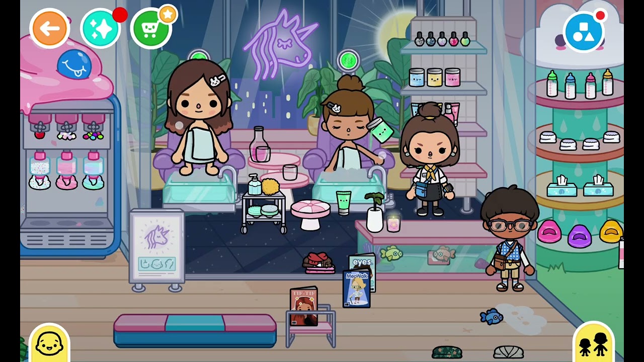 Slumber party... gone wrong. SHES PREGNANT.  Toca boca