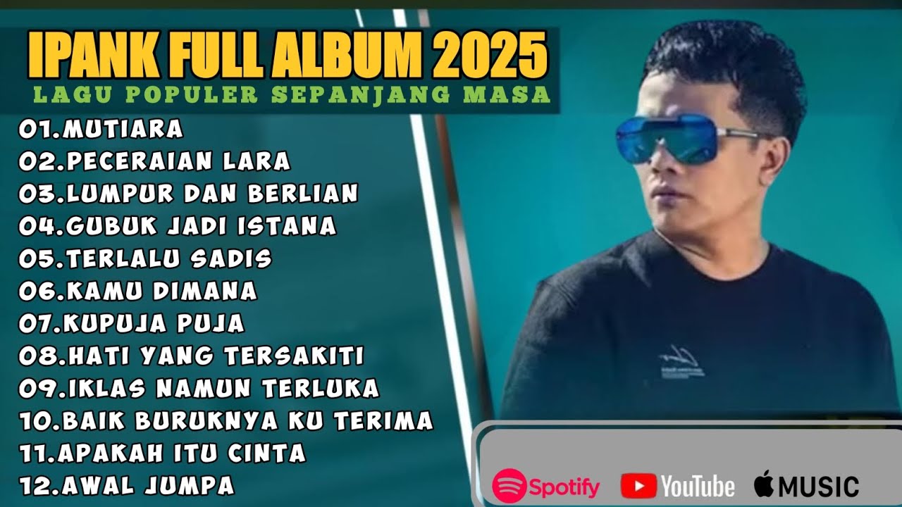 MUTIARA - IPANK FULL ALBUM TERBAIK (LIRIK) MUTIARA- LAGU POP MELAYU TERBARU 2025