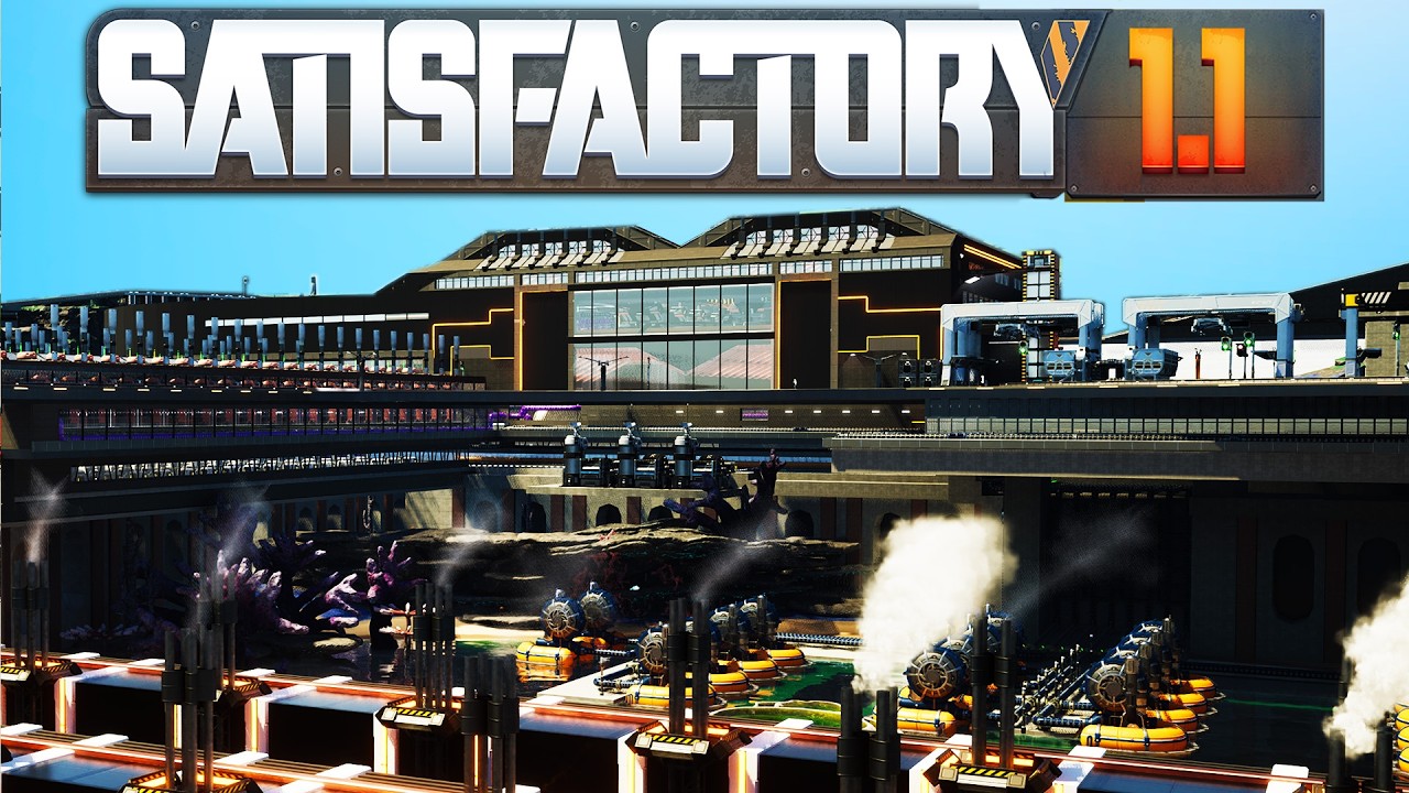 I Turned the Blue Crater Into a Fuel Empire in Satisfactory 1.1