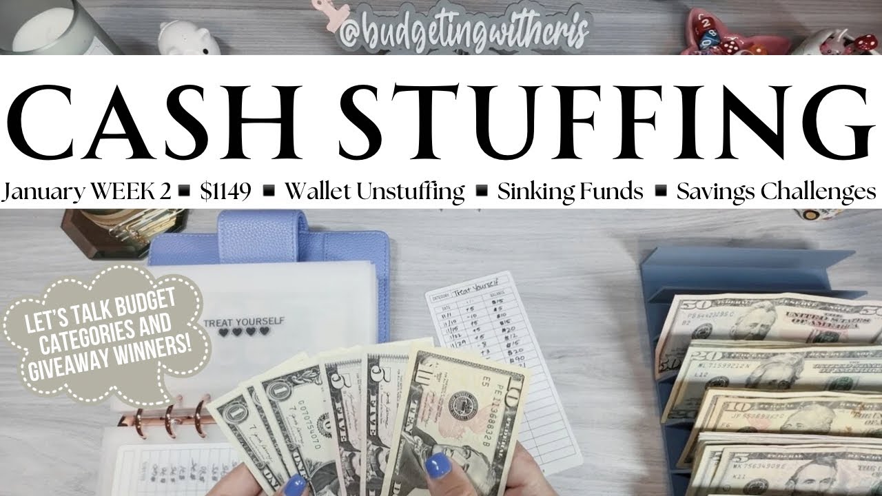Let's Talk Budget Categories | $1149 Cash Stuffing | January Week 2 | Wallet Unstuffing | Envelopes