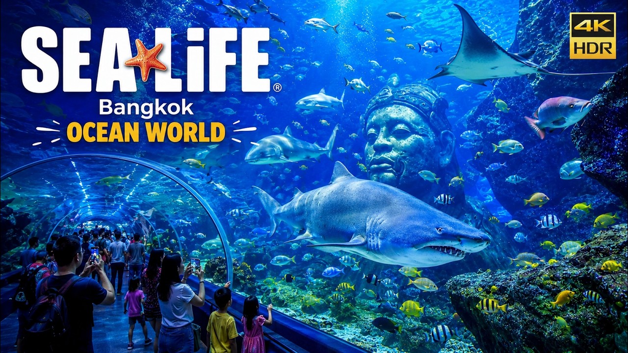 SEA LIFE Bangkok Ocean World Siam Paragon, Thailand’s most impressive & Best Aquarium