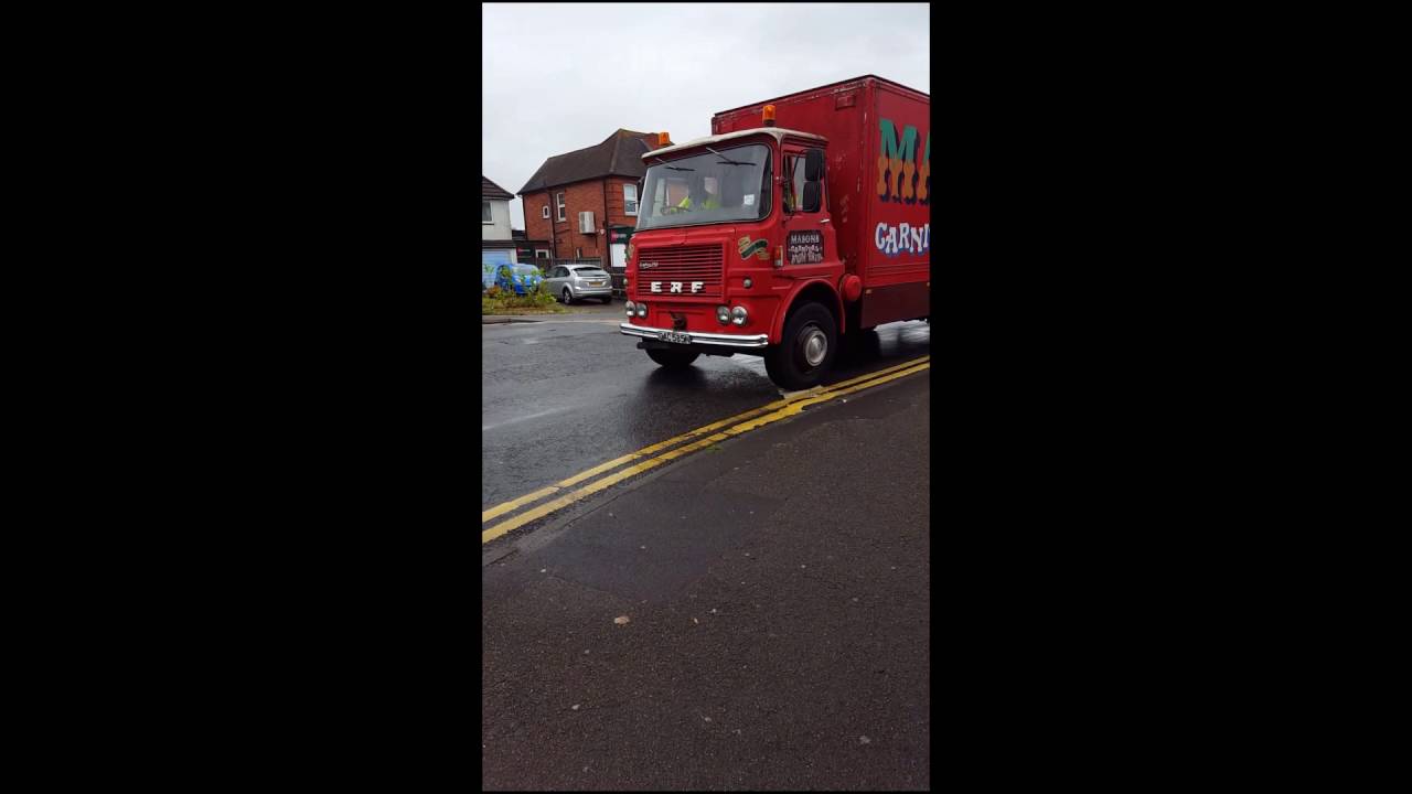 Masons Carnival Funfair leaving Woodley Reading UK
