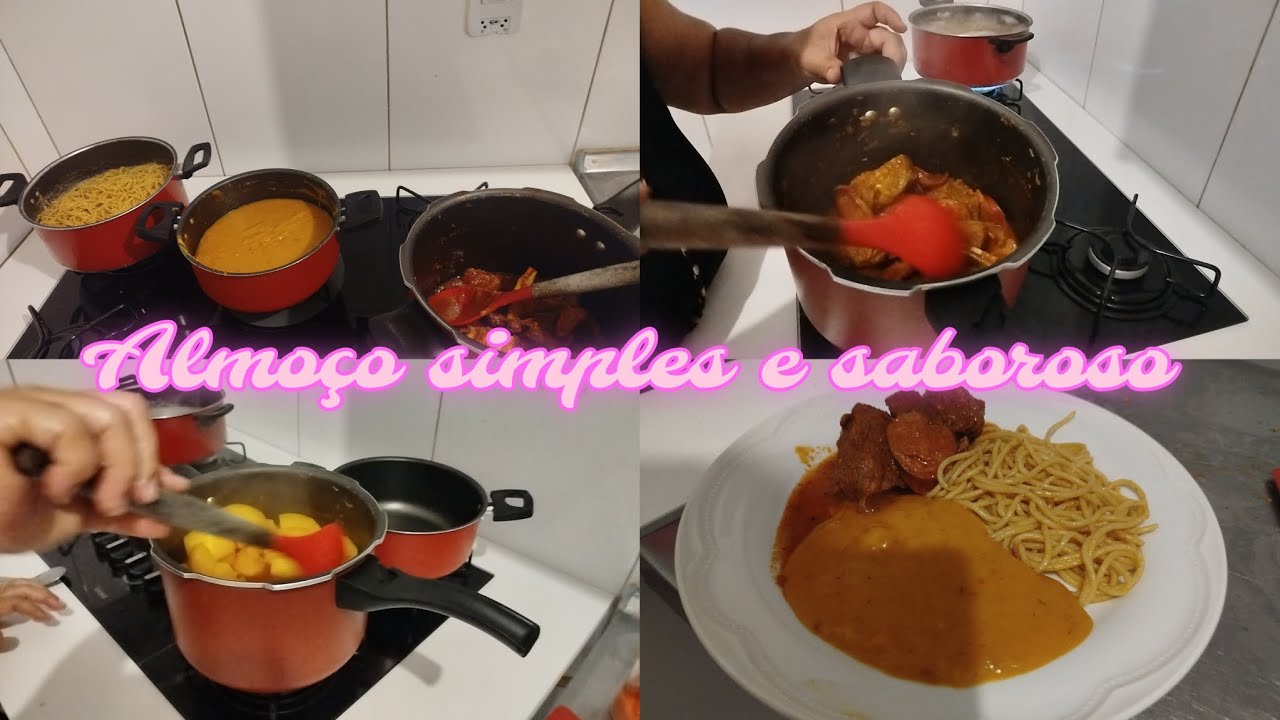 Almoço simples e saboroso 💕 / Renata Pereira 