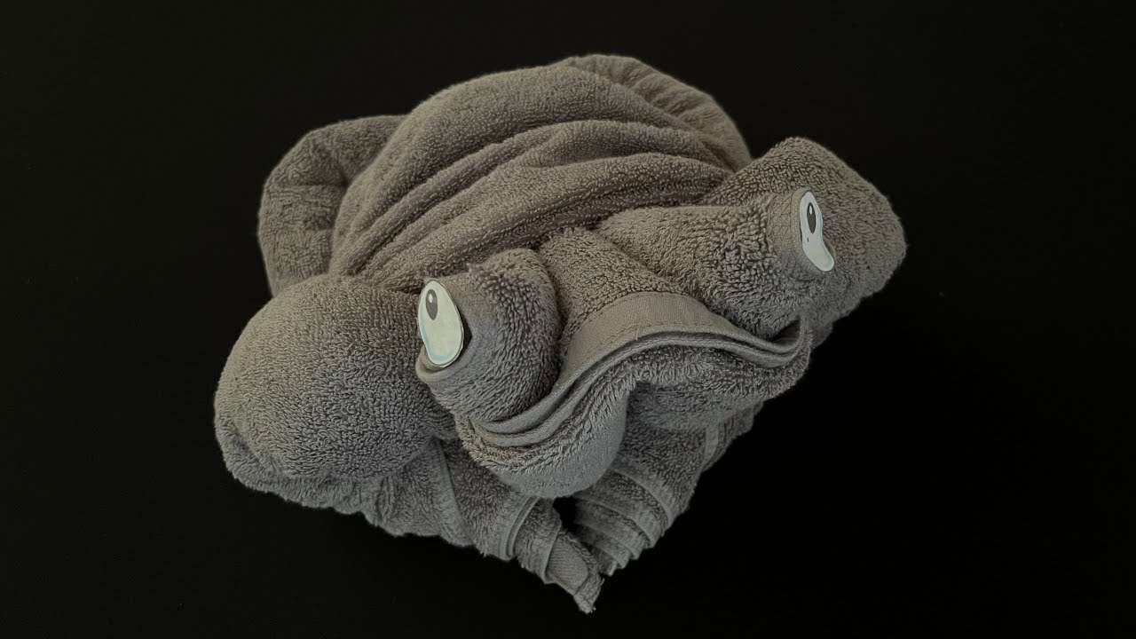 TOWEL FROG - TOWEL ANIMAL | TOWEL ART