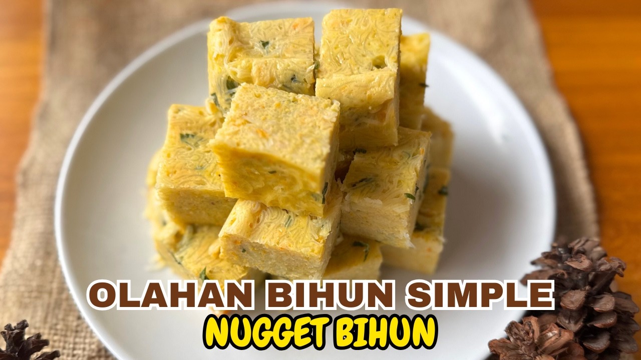RESEP NUGGET BIHUN | SUPER ENAK DAN MUDAH | OLAHAN BIHUN | RASANYA GA KALAH SAMA DAGING!!!