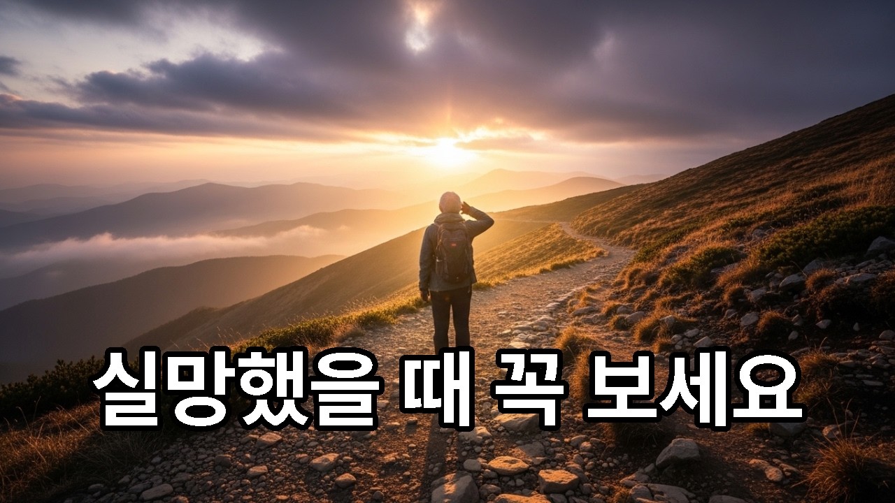 실망했을 때 꼭 보세요 | 어르신이 전하는 인생 역전의 지혜 | 기대했던 일이 어긋났을 때, 삶은 조용히 다른 선물을 준비한다