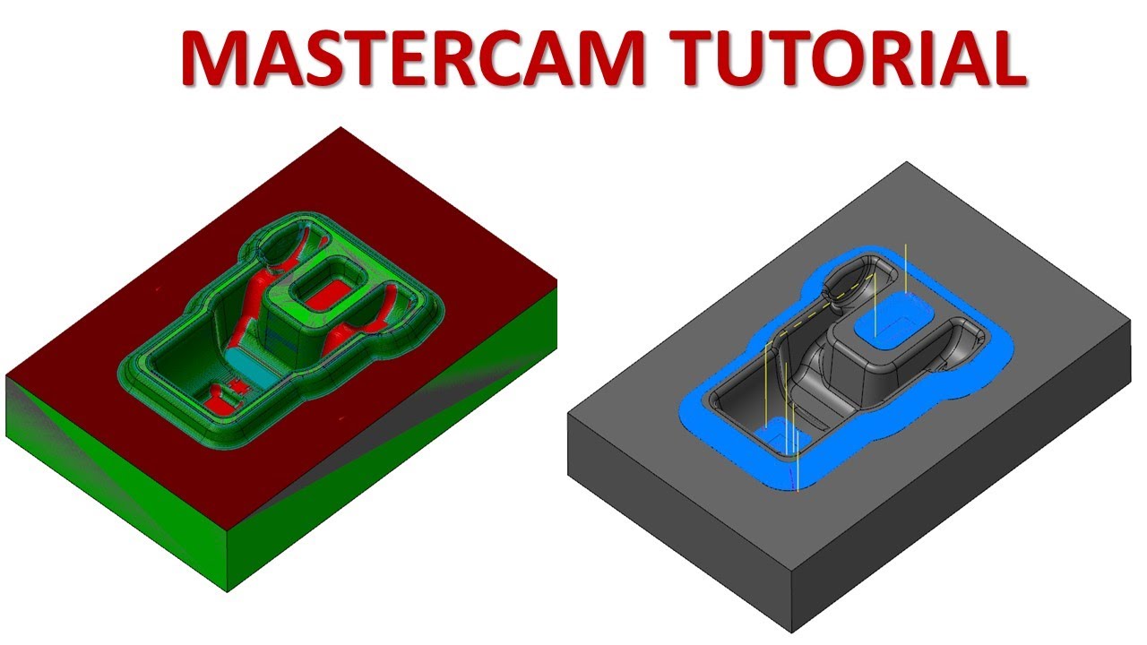 MasterCAM Tutorial #120 | MasterCAM Mill 3D Mold & Die Machining