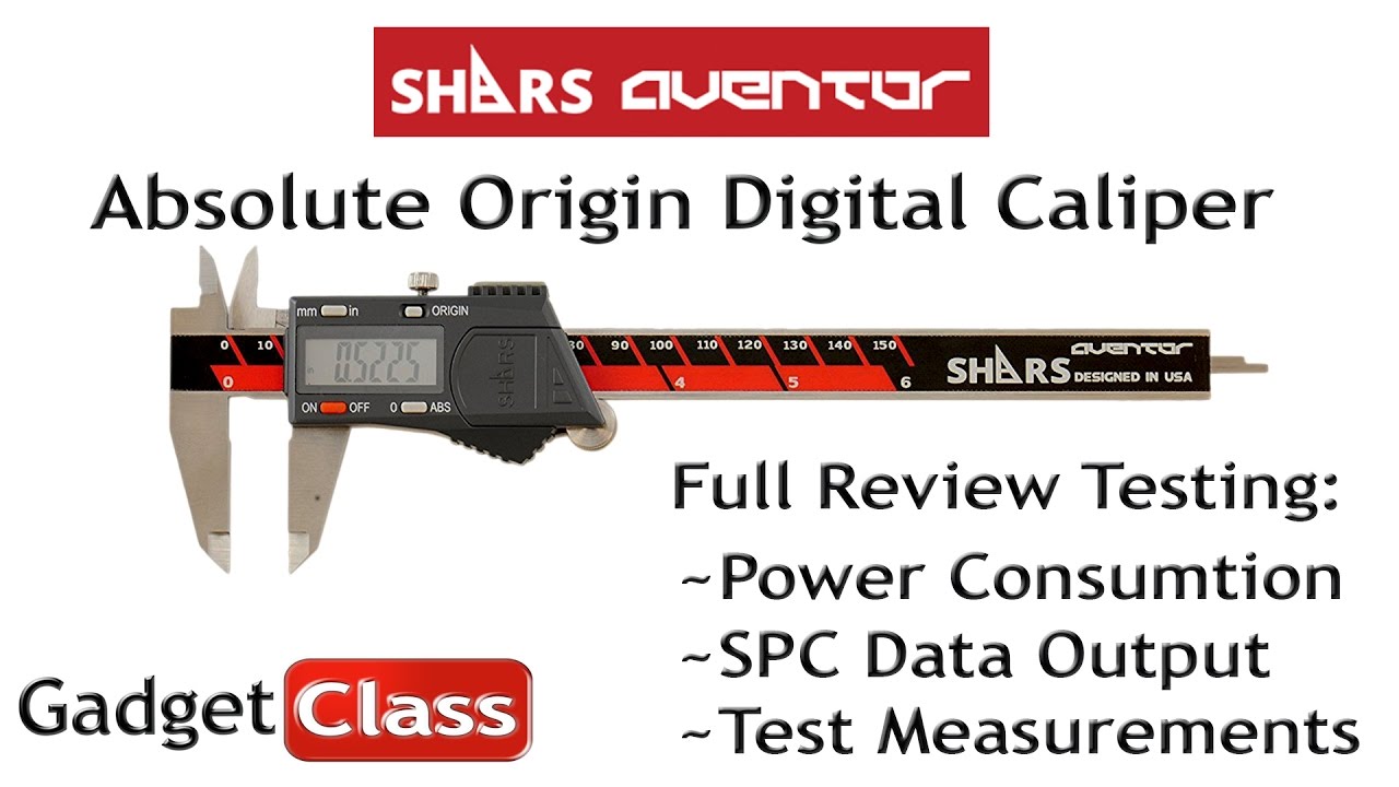 (:Review:) SHARS Aventor Absolute Origin DIgital Caliper w/SPC Data Output