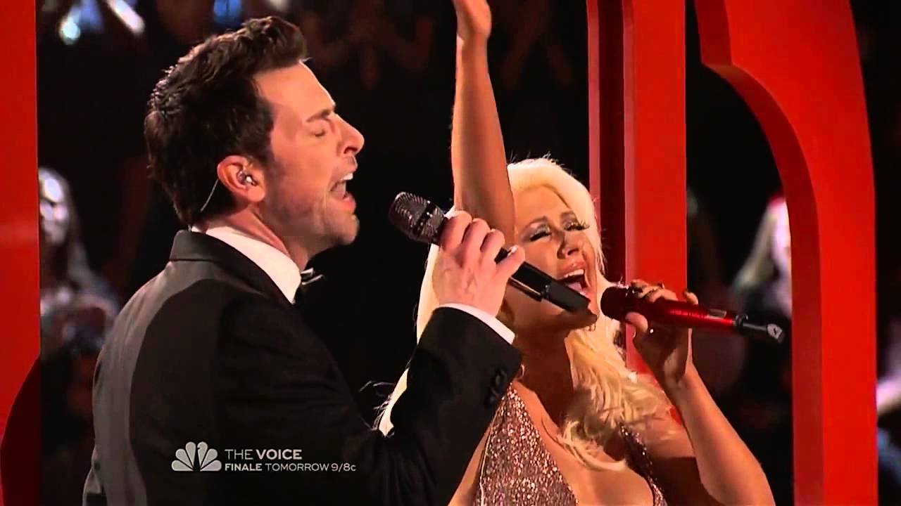Christina Aguilera & Chris Mann - The Prayer . Live on The Voice