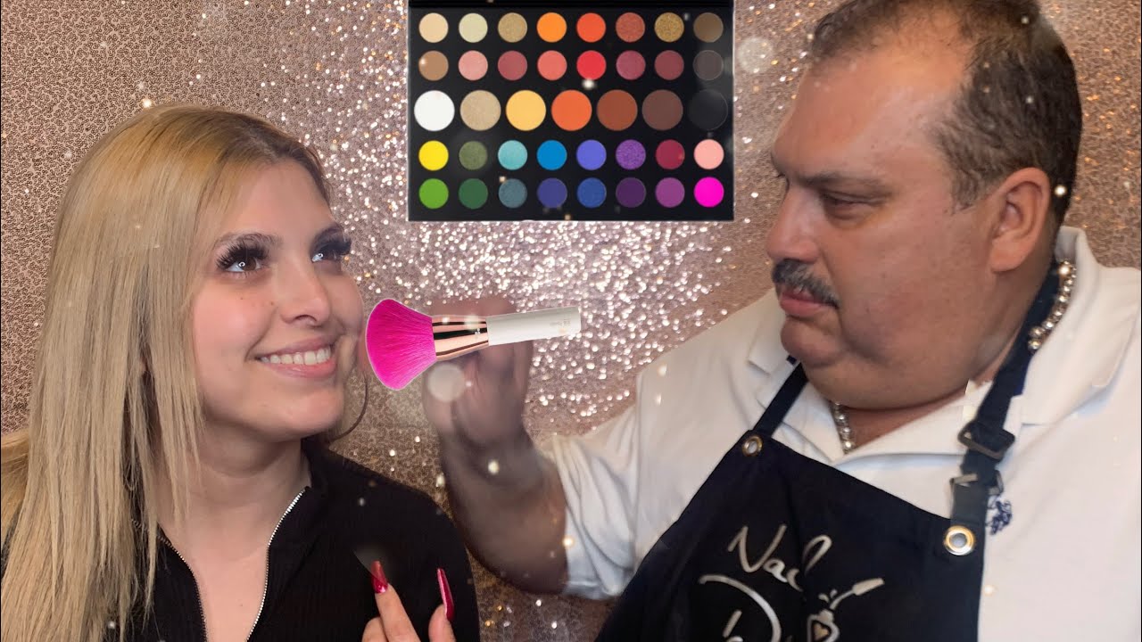 MY DAD DOES MY MAKEUP!!!!!