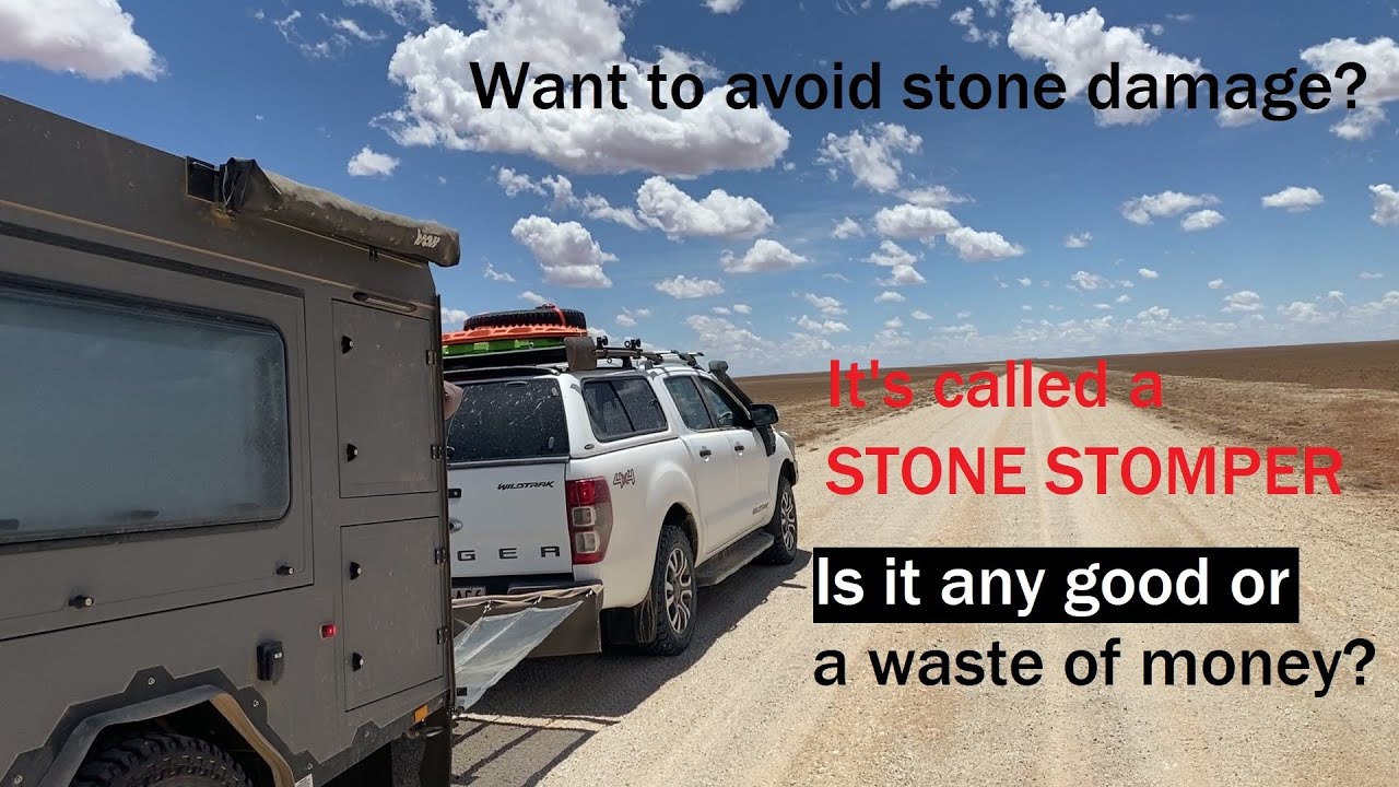 Stone Stomper...Will this really protect your van and tow vehicle from stone damage?