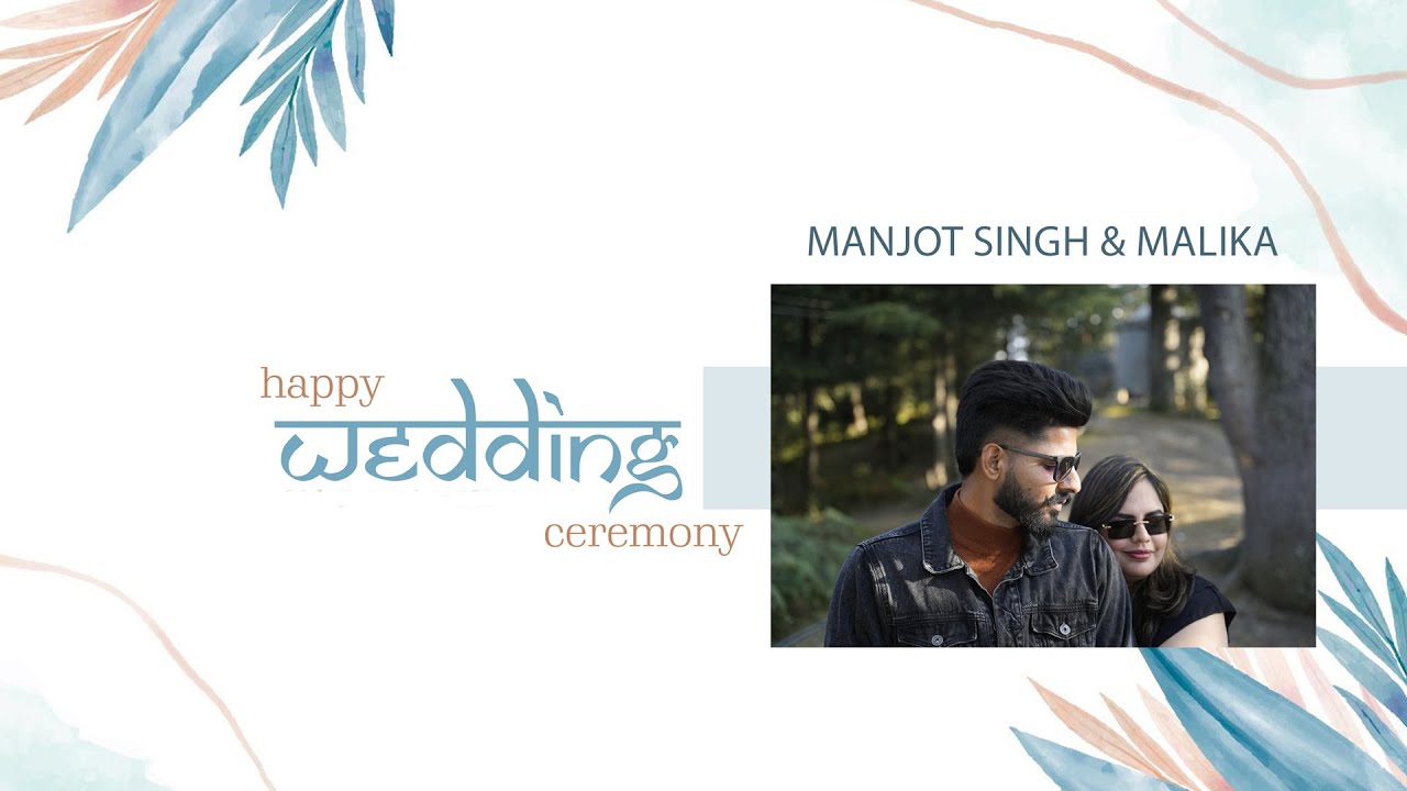 LIVE || WEDDING DAY  MANJOT SINGH & MALIKA
