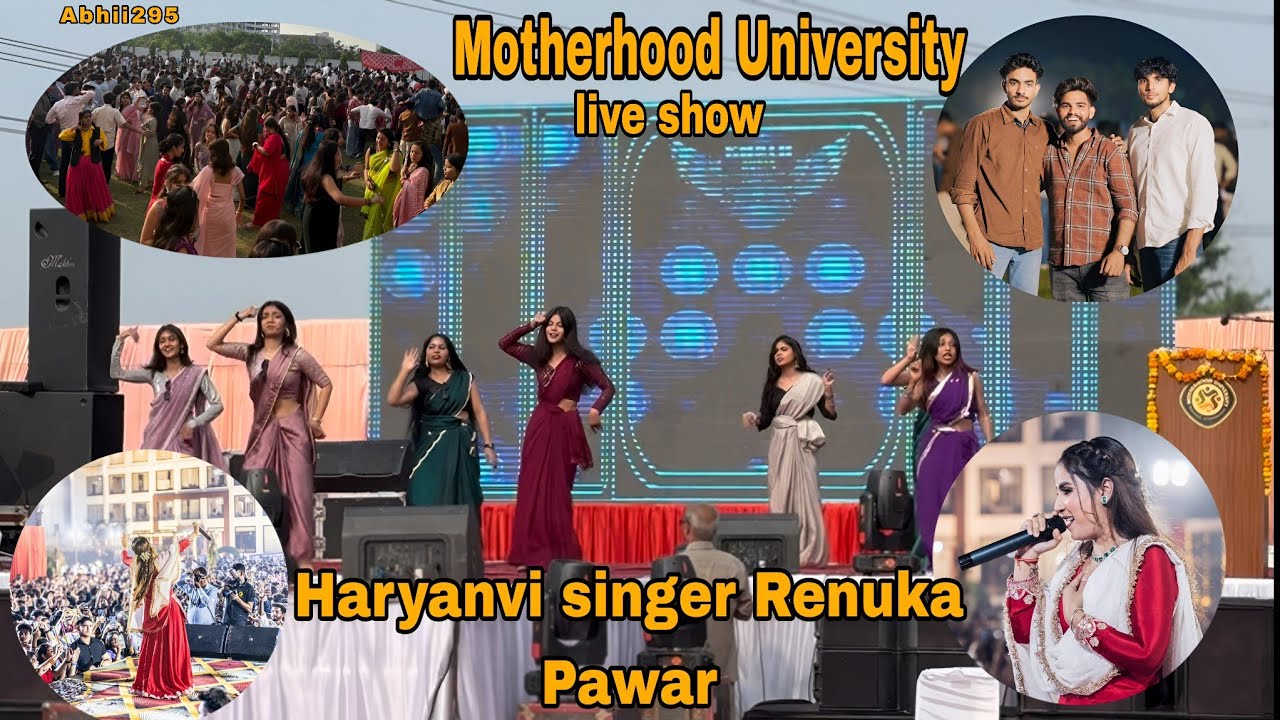 Live show Haryanvi singer Renuka Pawar motherhood University Roorkee 2025