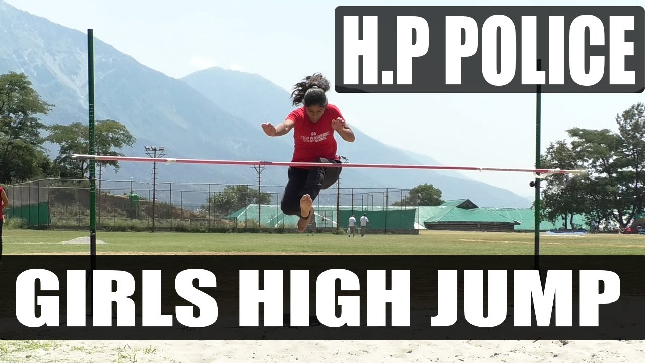 Girls police Bharti High jump 3.3 Feet